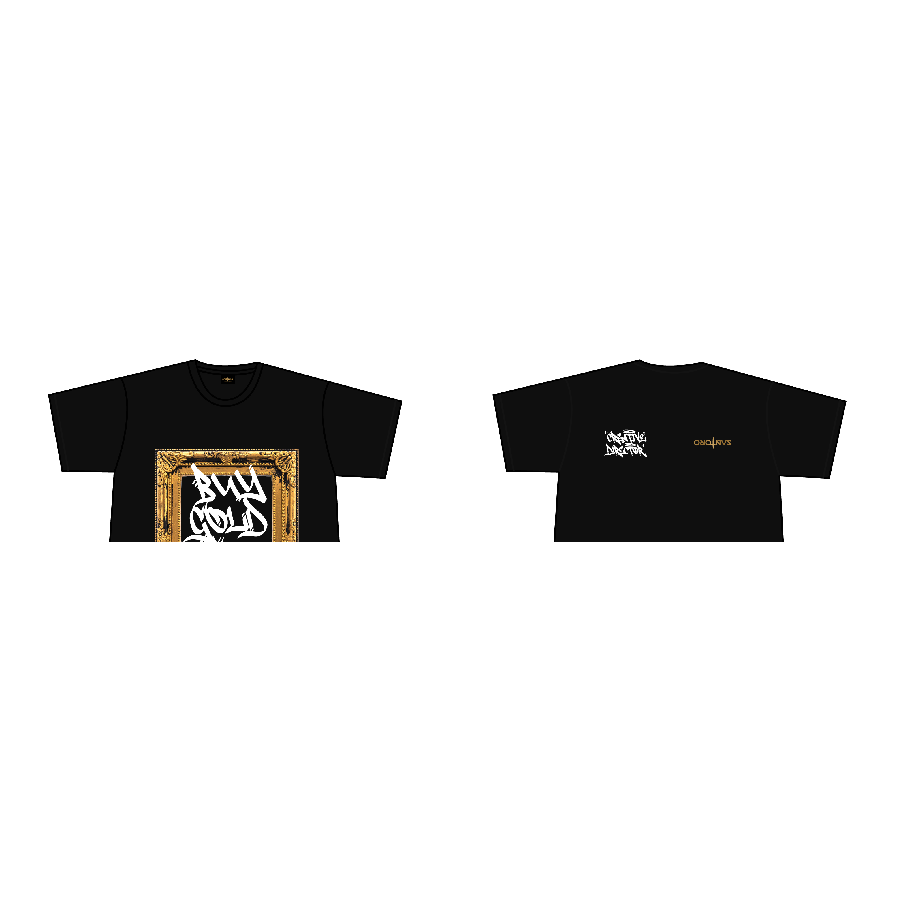 STCT002 - Art Frame Cropped Tee