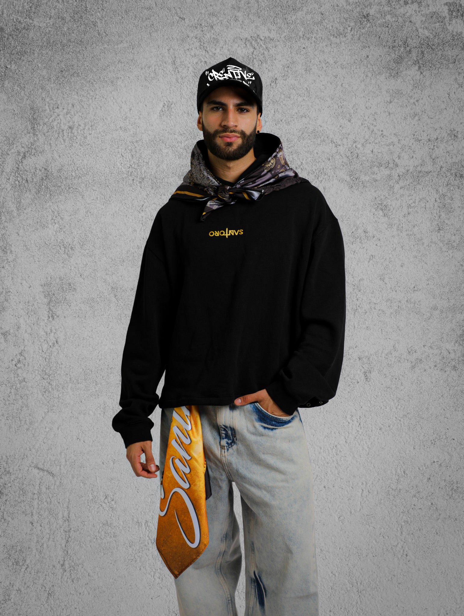 STHSOO2 - Scarf Hoodie